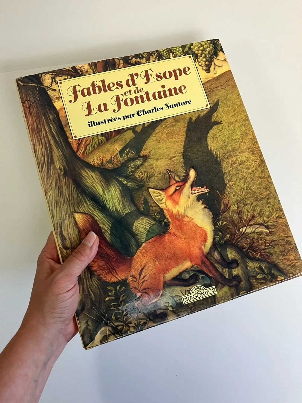Livre vintage Fables d'Esope et de La Fontaine Charles Santore 1995 Littérature - Picture 17 of 17